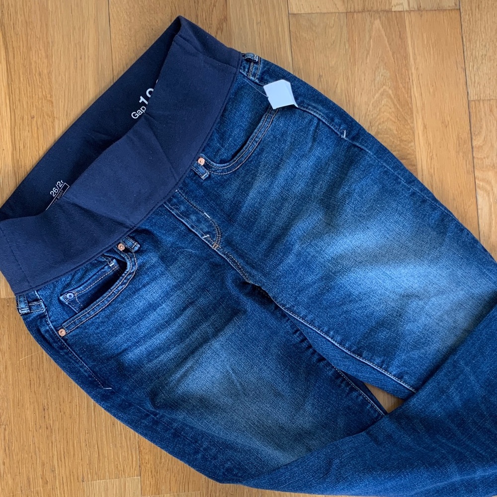 GAP Dark Blue Maternity Jeans.  Size 26 / 2R